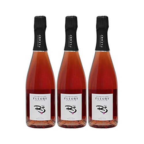 Champagne Rosé de Saignée Brut Rosé - Bio - Champagne Fleury - Rebsorte Pinot Noir - 3x75cl von Generisch