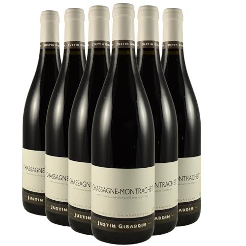 Chassagne-Montrachet Rotwein 2021 - Maison Justin Girardin - g.U. - Burgund Frankreich - Rebsorte Pinot Noir - 6x75cl von Generisch