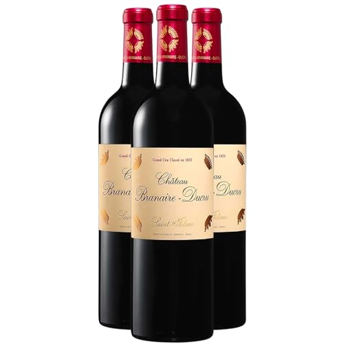 Château Branaire-Ducru Rotwein 2019 - g.U. Saint-Julien - Bordeaux Frankreich - Rebsorte Cabernet Sauvignon, Merlot, Cabernet Franc - 3x75cl von Generisch