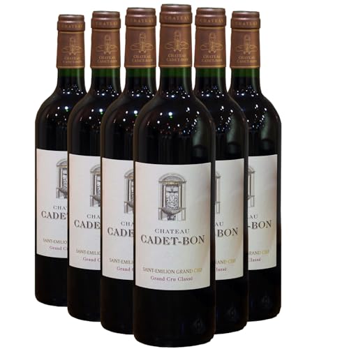 Château Cadet-Bon Saint-Emilion Grand Cru Rotwein 2014 - g.U. - Bordeaux Frankreich - Rebsorte Merlot, Cabernet Franc - 6x75cl von Generisch