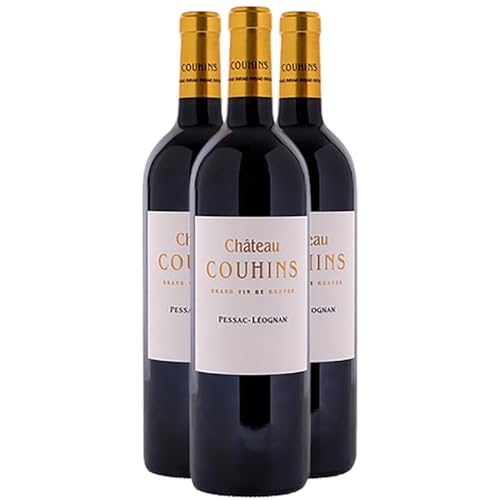 Château Couhins Pessac-Léognan Rotwein 2019 - g.U. - Bordeaux Frankreich - Rebsorte Merlot, Cabernet Franc, Cabernet Sauvignon - 3x75cl - 92/100 Decanter von Generisch