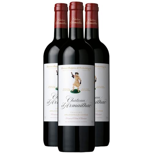 Château D'Armailhac Pauillac Rotwein 2018 - g.U. - Bordeaux Frankreich - Rebsorte Cabernet Sauvignon, Merlot, Cabernet Franc - 3x75cl - 94/100 Decanter von Generisch