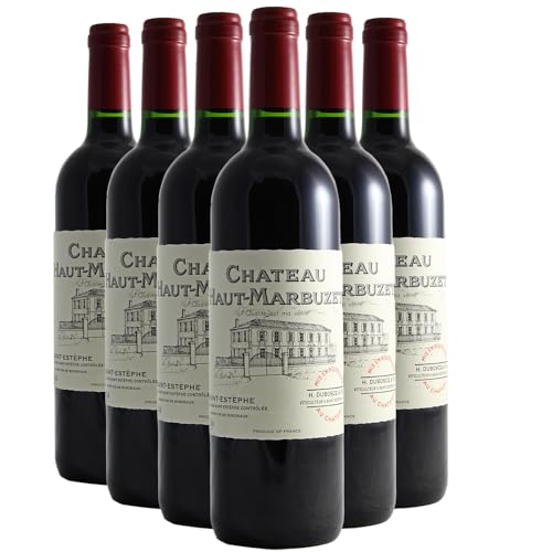 Château Haut-Marbuzet Saint-Estèphe Rotwein 2021 - g.U. - Bordeaux Frankreich - Rebsorte Cabernet Sauvignon, Cabernet Franc, Merlot - 6x75cl - 91-93/100 Robert Parker von Generisch