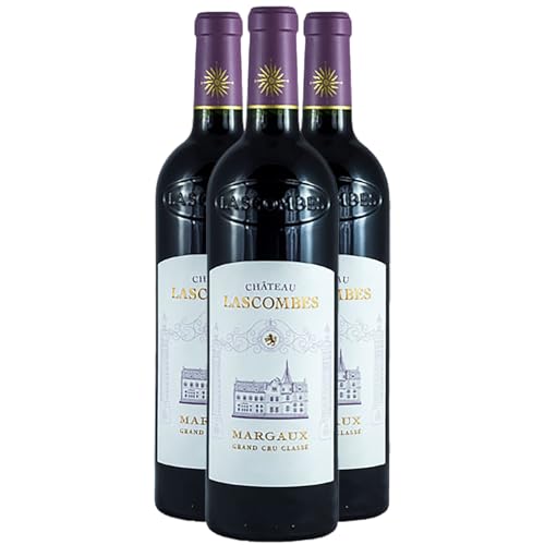 Château Lascombes Le Haut-Médoc de Lascombes Rotwein 2019 - g.U. Haut-Médoc - Bordeaux Frankreich - Rebsorte Merlot, Cabernet Sauvignon - 3x75cl von Generisch