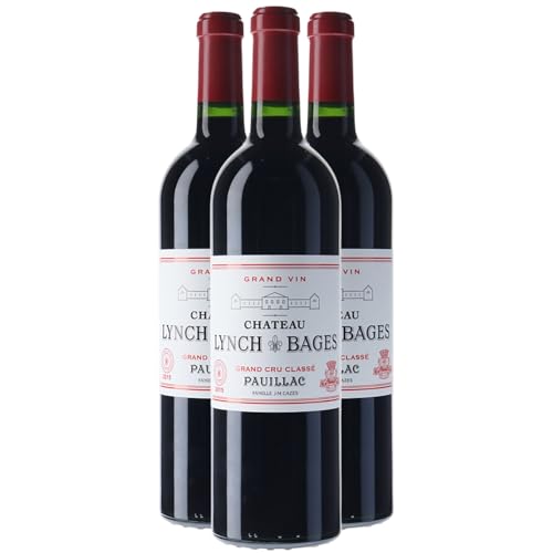 Château Lynch-Bages Rotwein 2015 - g.U. Pauillac - Bordeaux Frankreich - Rebsorte Cabernet Sauvignon, Merlot, Cabernet Franc - 3x75cl - 17/20 Jancis Robinson von Generisch