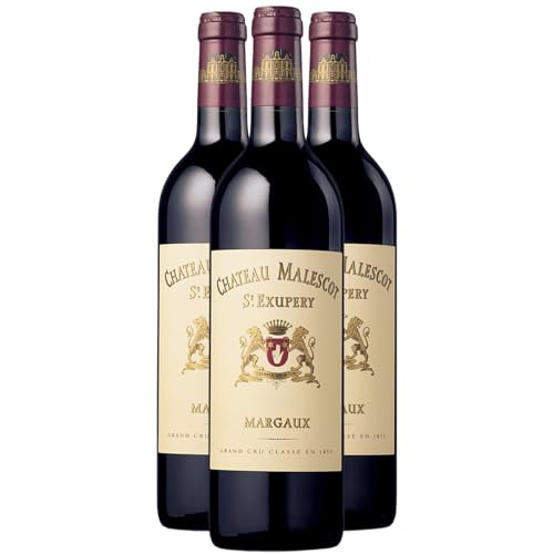 Château Malescot Saint-Exupéry Margaux Rotwein 2019 - g.U. - Bordeaux Frankreich - Rebsorte Cabernet Sauvignon, Cabernet Franc, Merlot - 3x75cl - 94/100 Robert Parker von Generisch