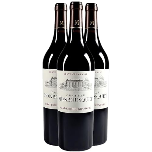 Château Monbousquet Saint-Emilion Grand Cru Classé Rotwein 2020 - g.U. - Bordeaux Frankreich - Rebsorte Merlot, Cabernet Franc, Cabernet Sauvignon - 3x75cl - 91-93/100 Robert Parker von Generisch