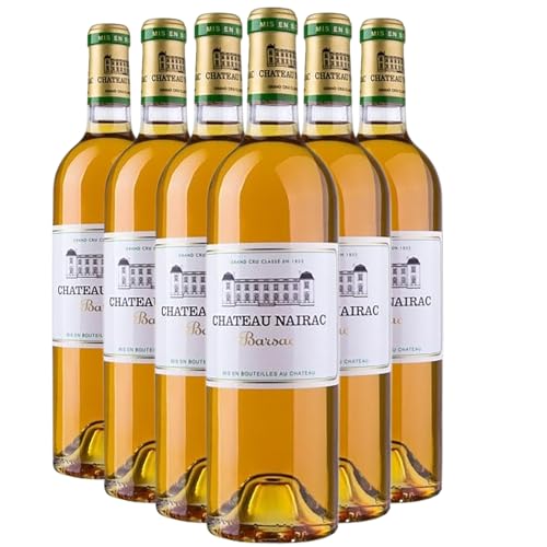 Château Nairac Barsac Weißwein 2001 süßer - g.U. - Bordeaux Frankreich - Rebsorte Muscadelle, Sauvignon Blanc, Sémillon - 6x75cl von Generisch