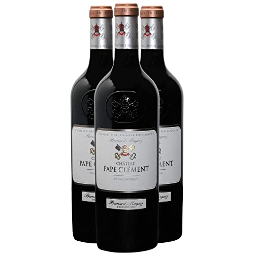 Château Pape Clément Rotwein 2020 - g.U. Pessac-Léognan - Bordeaux Frankreich - Rebsorte Cabernet Sauvignon, Merlot, Cabernet Franc - 3x75cl - 95/100 Decanter von Generisch