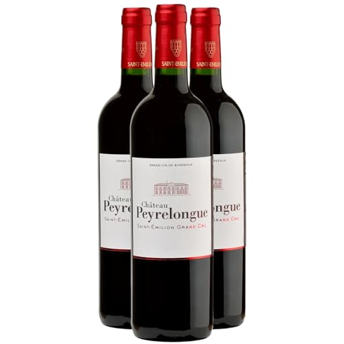 Château Peyrelongue Saint-Emilion Grand Cru Rotwein 2020 - g.U. - Bordeaux Frankreich - Rebsorte Merlot, Cabernet Franc - 3x75cl von Generisch