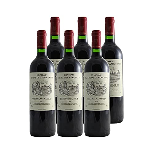 Château Tertre De La Mouleyre Rotwein 2015 - g.U. Saint-Emilion Grand Cru - Bordeaux Frankreich - Rebsorte Cabernet Franc, Merlot - 6x75cl von Generisch