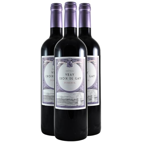 Château Vray Croix de Gay Rotwein 2020 - g.U. Pomerol - Bordeaux Frankreich - Rebsorte Merlot, Cabernet Franc - 3x75cl von Generisch