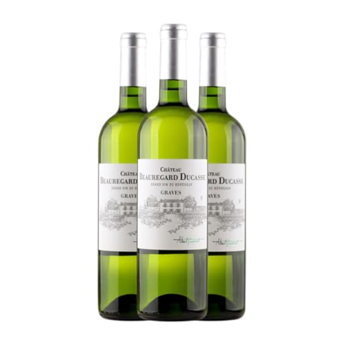 Château de Beauregard Graves 75 cl Weißwein (Karton mit 3 Flaschen von 75 cl) von Generisch