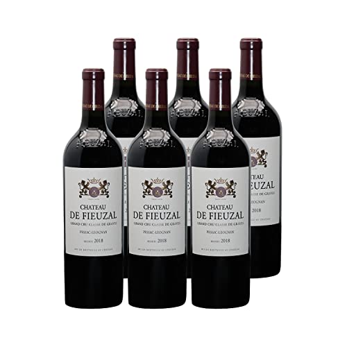 Château de Fieuzal Rotwein 2018 - g.U. Pessac-Léognan - Bordeaux Frankreich - Rebsorte Cabernet Sauvignon, Merlot, Cabernet Franc - 6x75cl von Generisch