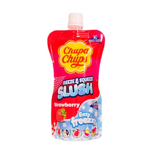 Chupa Chups Freeze & Squeeze Slush Strawberry - 250ml von Generisch