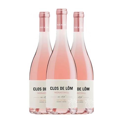 Clos de Lôm Rosado Monastrell Valencia 75 cl Rosé-Wein (Karton mit 3 Flaschen von 75 cl) von Generisch