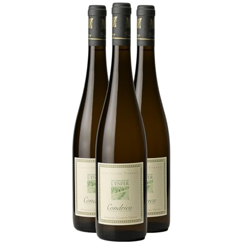 Condrieu Les Chaillées de l'Enfer Weißwein 2023 - Bio - Domaine Georges Vernay - g.U. - Rhonetal Frankreich - Rebsorte Viognier - 3x75cl von Generisch