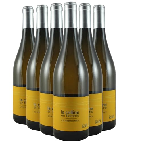 Côte Roannaise Colline en Flamme Weißwein 2023 - Bio - Domaine des Pothiers - g.U. - Loiretal Frankreich - Rebsorte Chardonnay - 6x75cl von Generisch