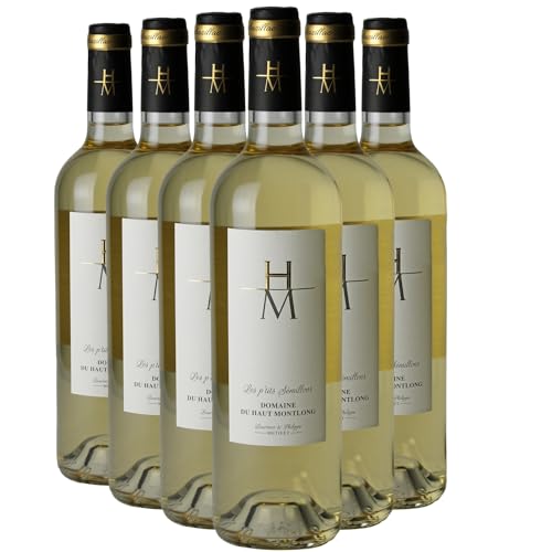 Côtes de Bergerac Les p'tits Sémillons Weißwein 2023 - Domaine du Haut-Montlong süßer - g.U. - Bordeaux Frankreich - Rebsorte Sauvignon Gris - 6x75cl von Generisch