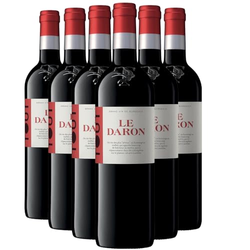 Côtes de Bordeaux Blaye Tout Le Daron Rotwein 2020 - Tutiac - g.U. - Bordeaux Frankreich - Rebsorte Merlot, Malbec, Cabernet Franc - 6x75cl von Generisch