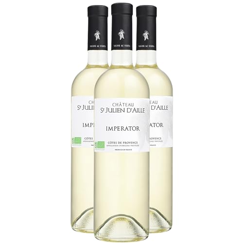 Côtes de Provence Imperator Weißwein 2022 - Bio - Château Saint Julien d'Aille - Rebsorte Rolle - 3x75cl von Generisch