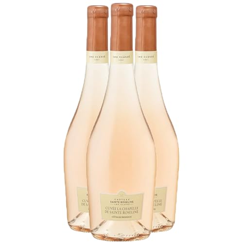 Côtes de Provence La Chapelle de Sainte Roseline Roséwein 2023 - Château Sainte-Roseline - Rebsorte Mourvèdre, Rolle, Grenache - 3x75cl von Generisch