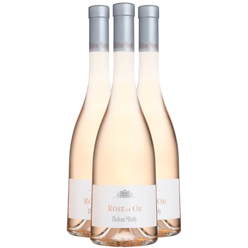 Côtes de Provence Rose et Or Rosé Roséwein 2023 - Château Minuty - Rebsorte Grenache - 3x75cl von Generisch