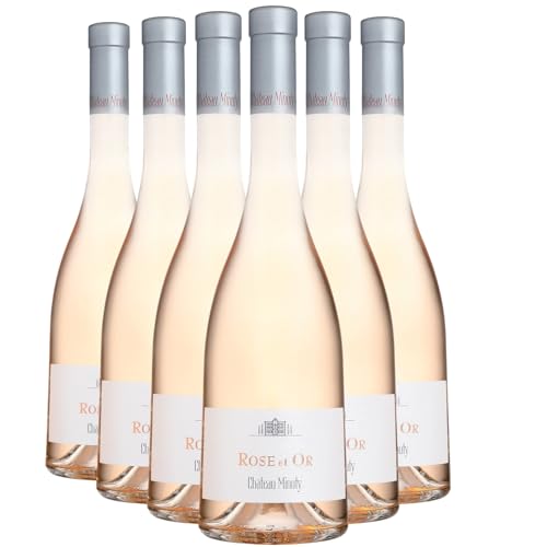 Côtes de Provence Rose et Or Rosé Roséwein 2023 - Château Minuty - Rebsorte Grenache - 6x75cl von Generisch