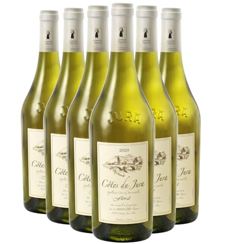 Côtes du Jura Floral Weißwein 2021 - Domaine Jean-Luc Mouillard - g.U. - Jura Frankreich - Rebsorte Chardonnay - 6x75cl von Generisch