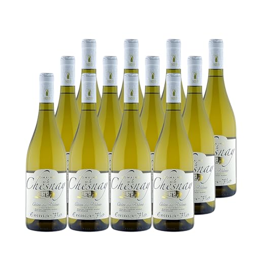 Côtes du Rhône Emma - Flo Weißwein 2023 - Domaine de la Chesnay - g.U. - Rhonetal Frankreich - Rebsorte Grenache Blanc - 12x75cl von Generisch