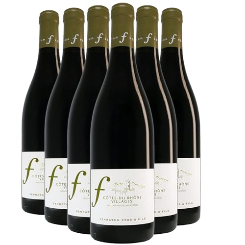 Côtes du Rhône Villages Rotwein 2022 - Bio - Ferraton Père et Fils - g.U. - Rhonetal Frankreich - Rebsorte Syrah, Grenache - 6x75cl von Generisch