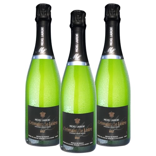 Crémant de Loire - Michel Laurent, 3x0,75 l Flaschen Schaumwein von Generisch