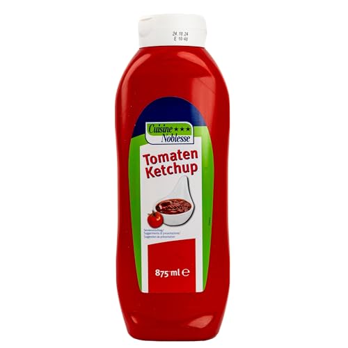 Cuisine Noblesse - Ketchup 875 ml Flasche in Gastro-Qualität - Ideal zum Grillen für Geflügel, Fleisch, Snacks und Dips - Fruchtig und vollaromatisch (ohne Konservierungsstoffe hergestellt) von Generisch