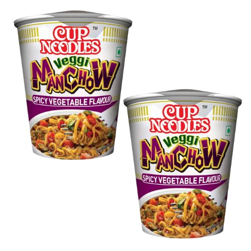 Cup Noodles Veggi Manchow (Packung mit 2 x 70g) von Generisch