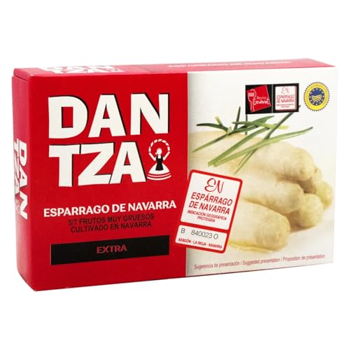 DANTZA Spargel aus Navarra in Dose 5/7 Stück 220 g 4er Pack von Generisch