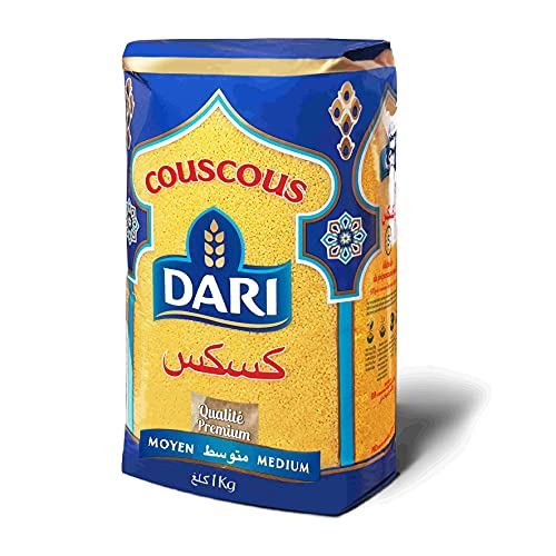 DARI Couscous marokkanische Premium, schnelle Zubereitung (Mittel) 1KG 3 Stück von Dari