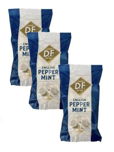 DF Pepermunt Peppermint Pfefferminztabletten Sparpaket 3x 450g + Benefux. Erfrischungstuch von Generisch