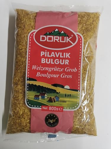 DORUK Bulgur Grob – 800g | Hochwertiger Weizengrieß für köstliche Gerichte | Vegan & Halal | Perfekt für eine gesunde Ernährung von Generisch