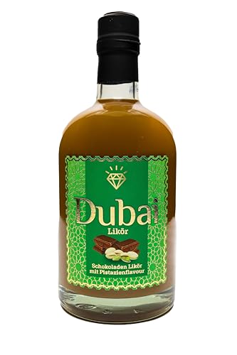 DUBAI Likör – Schokoladen Likör mit Pistazienflavour 16% Vol. 0,5 Liter von Generisch