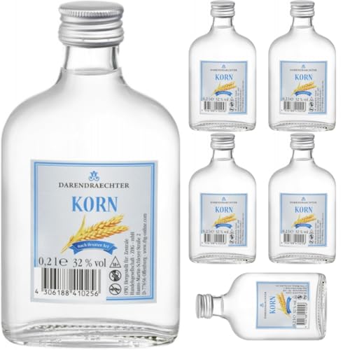 Darrendraechter Korn nach Urvater Art 32% 200 Mililiter x 6 BOTTLES von Generisch