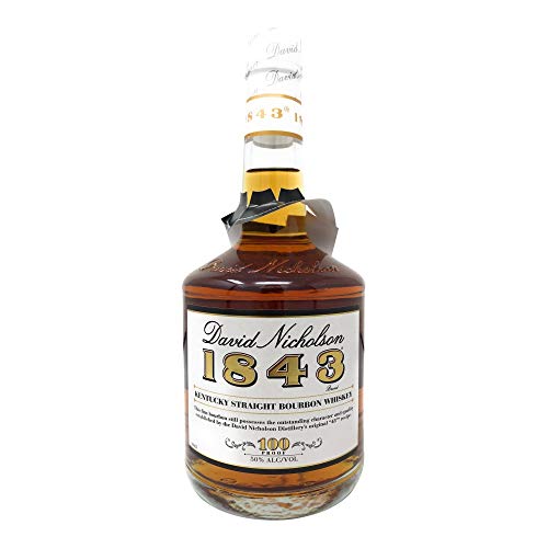 David Nicholson® Reserve Bourbon 50% | 700 ml | Bourbon aus Kentucky, getestet und empfohlen von Mike’s Tastings | Perfekt als Geschenk für Whiskyliebhaber von Generisch