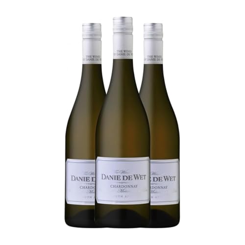 De Wetshof Unwooded Matured on the Lees Chardonnay Robertson 75 cl Weißwein (Karton mit 3 Flaschen von 75 cl) von Generisch