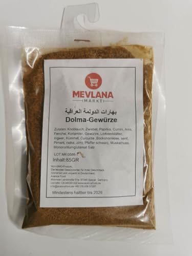 Dolma-Gewürze –MEVLANA- Irakische Dolma-Gewürzmischung – Natürliche Gewürze 85g – Authentischer Geschmack für Dolma & gefüllte Speisen – Gentechnikfrei von Generisch