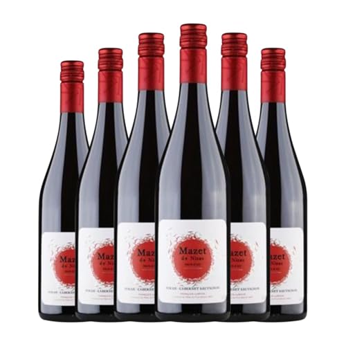 Domaine de Nizas Mazet Rouge Syrah Vin de Pays d'Oc 75 cl Rotwein (Karton mit 6 Flaschen von 75 cl) von Generisch