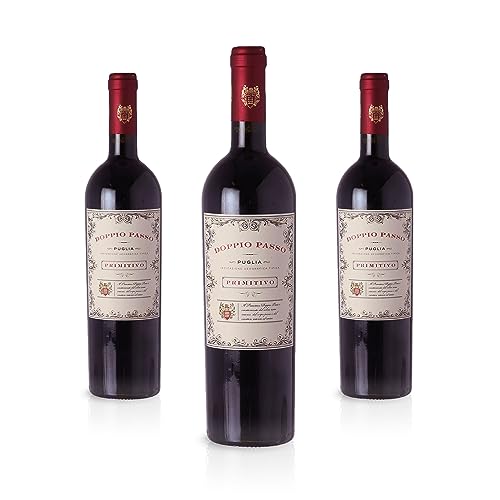 Doppio Passo Primitivo Puglia, Rotwein Italien (3x0,75l) von Generisch