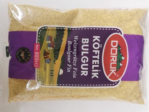 Doruk Köftelik Bulgur 800g – Feiner Weizengrütze für traditionelle türkische Küche – Vegan & Halal von Generisch