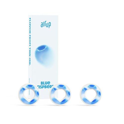 Duft-Pods Original für Air Up Flasche mit erfrischendem Blue Raspberry-Geschmack - 0Zucker, 0Kalorien nur natürliches Aroma - 3x Air Up Pods für 15L Wasser mit blaue Himbeere Geschmack durch Duft von Generisch