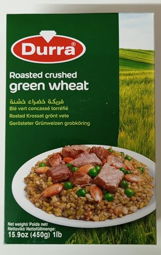 Durra – Gerösteter, grob zerkleinerter grüner Weizen 450 g | Nahrhafte Alternative zu Reis | Natürlicher Geschmack & Hoher Proteingehalt von Generisch