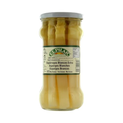 EL PILAR W eiße Spargel 6/12 Stück Glas 325 g. 2er Pack von Generisch