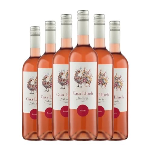 Enguera Casa Lluch Rosado Tempranillo Valencia 75 cl Rosé-Wein (Karton mit 6 Flaschen von 75 cl) von Generisch